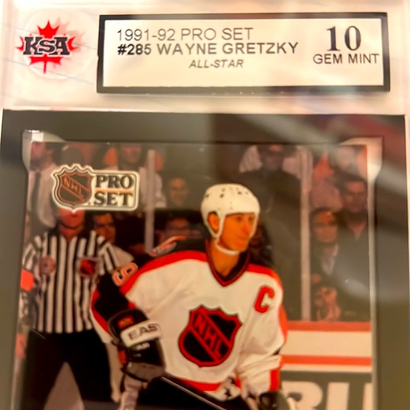 Wayne Gretzky 1991-1992 PRO SET graded 10 mint - Picture 4 of 7